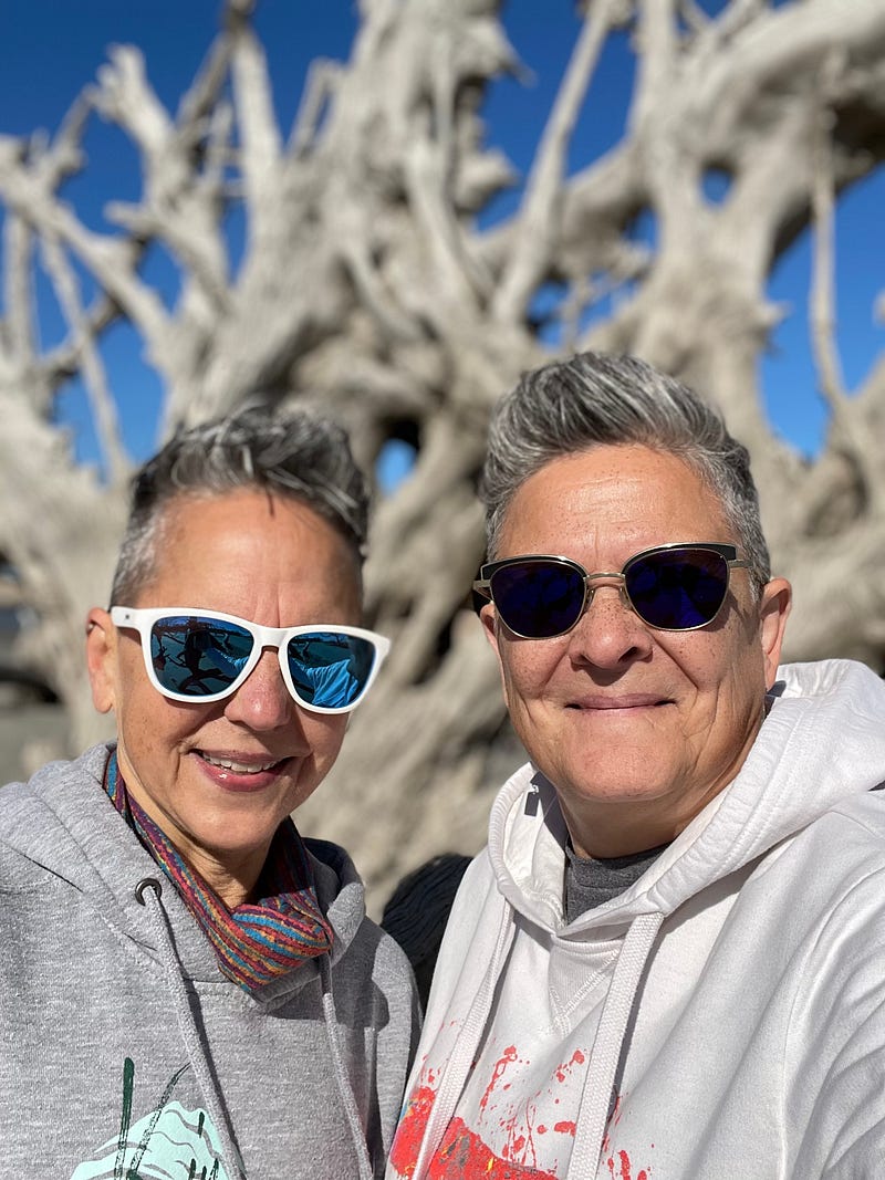 A couple enjoying a beach day together.