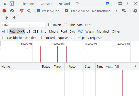 Debugger with event listener