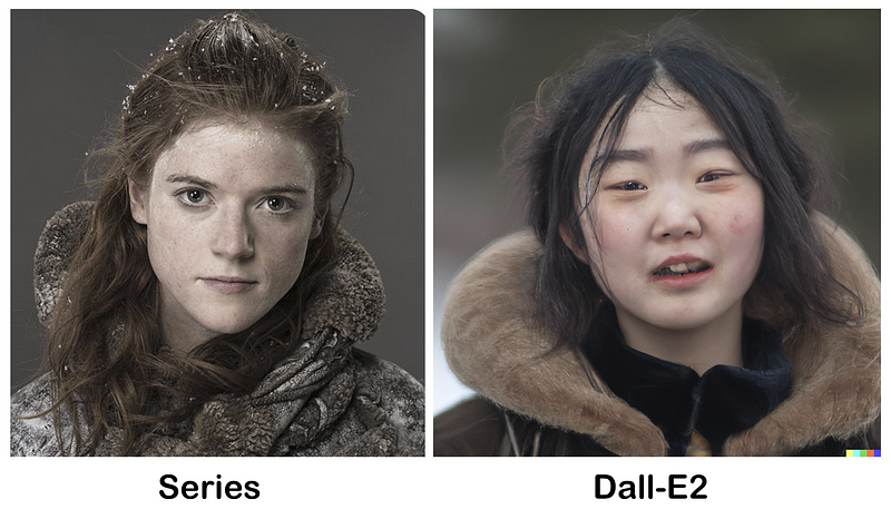 AI interpretation of Ygritte