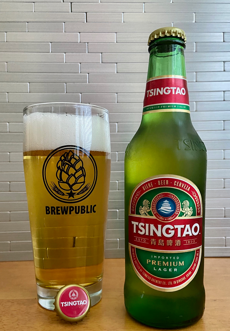 Tsingtao, a popular Chinese beer