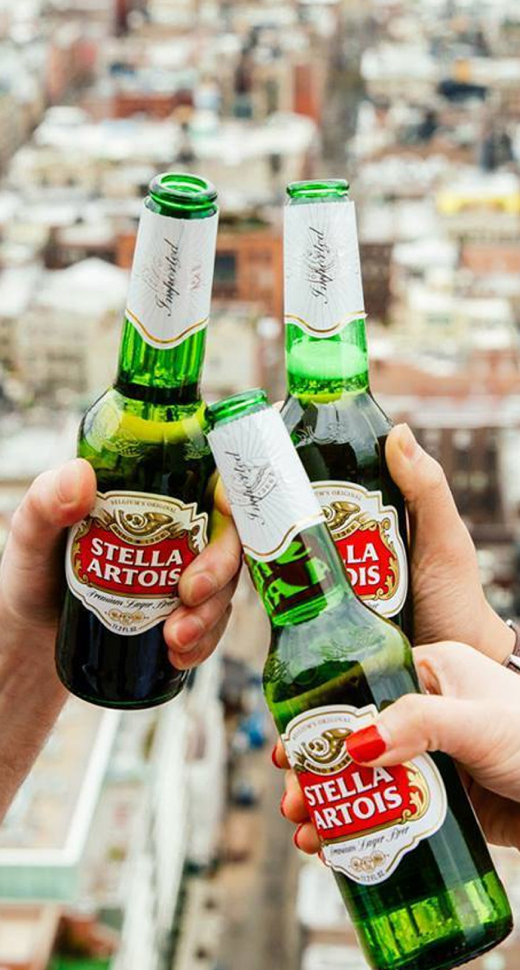 Stella Artois, a beloved Belgian pilsner