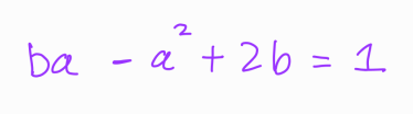 Original equation for challenge