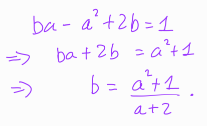 Isolating variable b