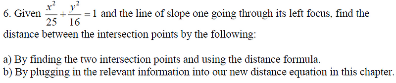 Problem #6 from the math book