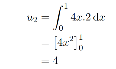 Calculation of u2 using u1