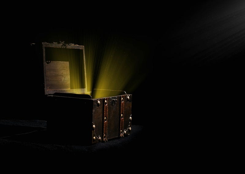 A treasure chest symbolizing the growth challenge