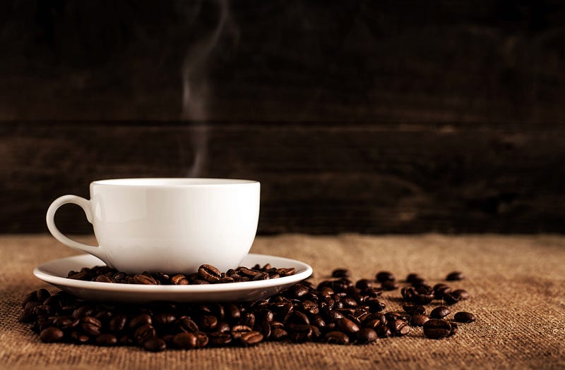 Savoring a hot beverage for mental clarity