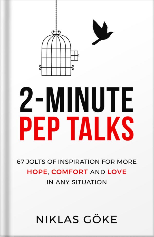 Inspirational book cover of 2-Minute Pep Talks