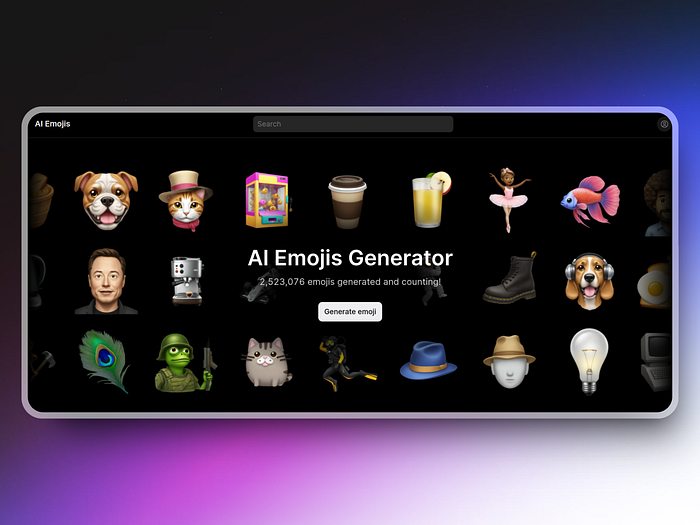 Generate Custom Emojis Instantly