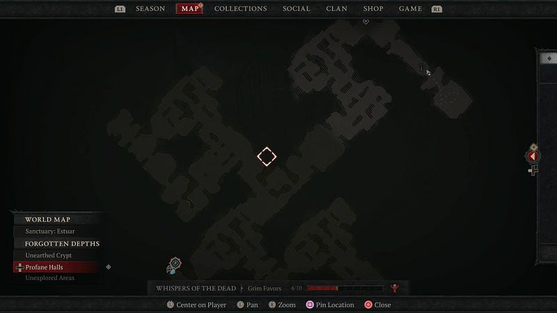 Repetitive dungeon layout in Diablo IV