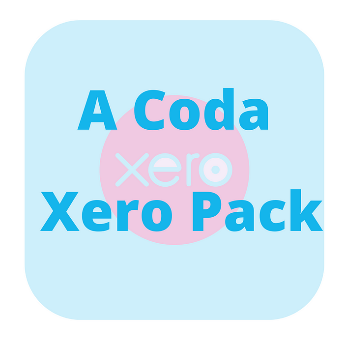 Coda Xero Pack Interface