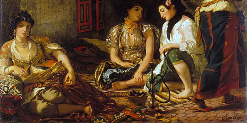 Delacroix's "Women of Algiers in Their Apartment"