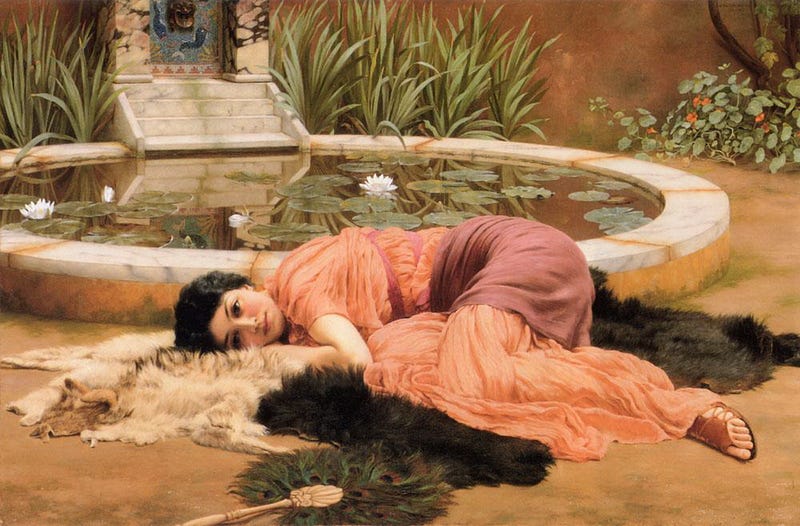 Godward's "Dolce far Niente"