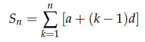 Arithmetic Sum Formula