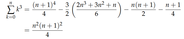 Final Result for k³