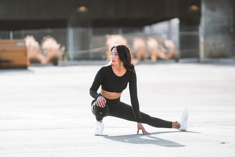 Engaging in goblet squats for strength and stability