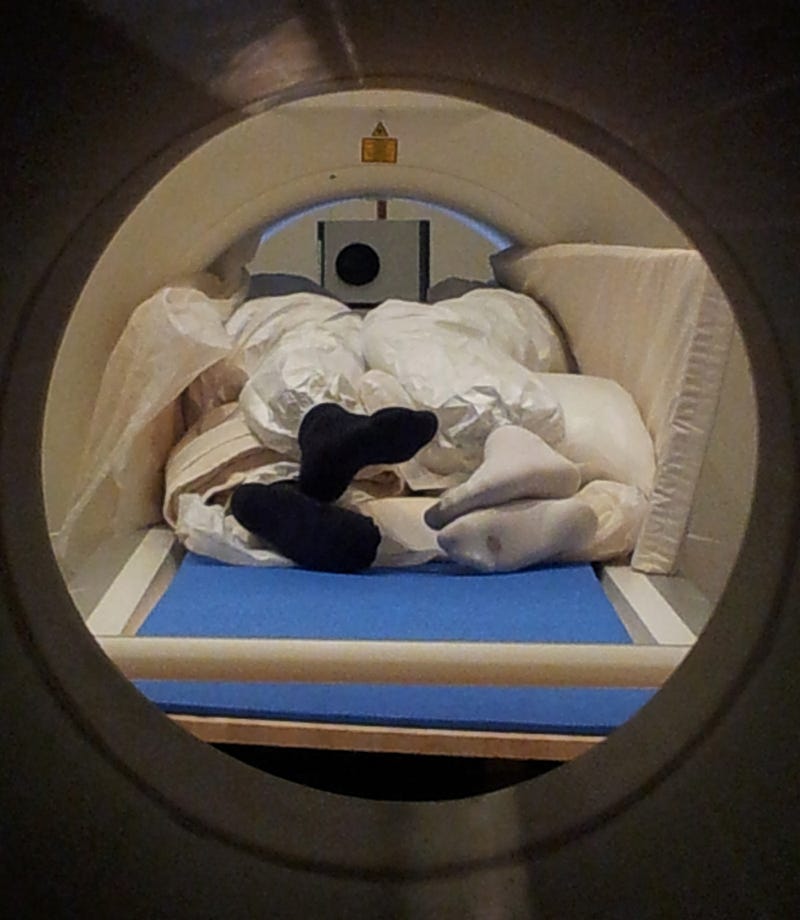 Couples undergoing MRI scans