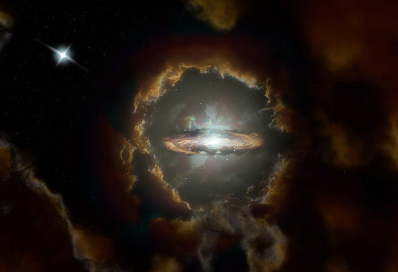 Illustration of the Wolfe Disk Galaxy