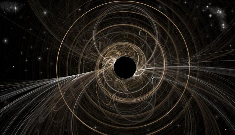 Black holes remain dark except for Hawking radiation.