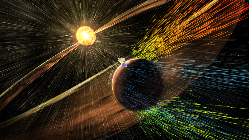 Solar storms on Mars